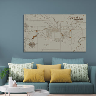 Milliken, Colorado Street Map
