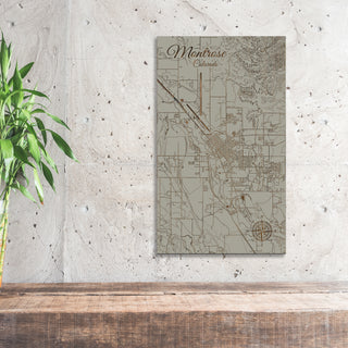 Montrose, Colorado Street Map