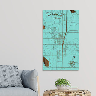 Wellington, Colorado Street Map