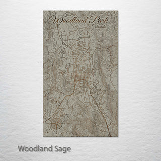 Woodland Park, Colorado Street Map