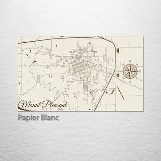 Mount Pleasant, Iowa Street Map