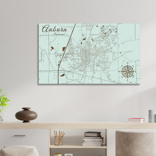 Auburn, Indiana Street Map
