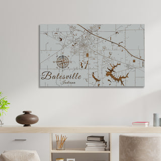 Batesville, Indiana Street Map