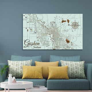 Goshen, Indiana Street Map