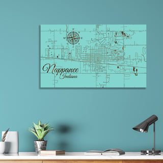 Nappanee, Indiana Street Map