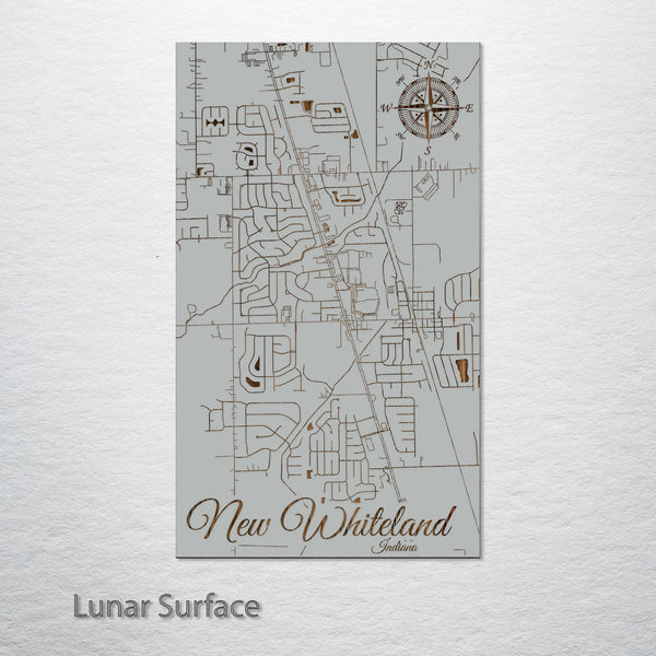 New Whiteland, Indiana Street Map Fire & Pine