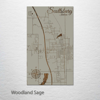 Scottsburg, Indiana Street Map