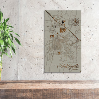 Shelbyville, Indiana Street Map