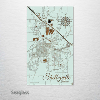 Shelbyville, Indiana Street Map