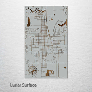 Sullivan, Indiana Street Map