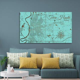 Terre Haute, Indiana Street Map