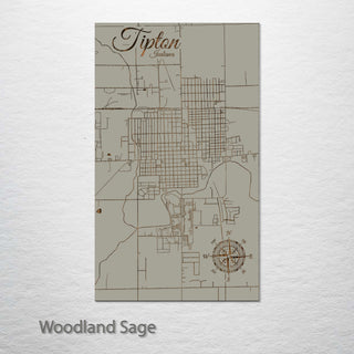 Tipton, Indiana Street Map