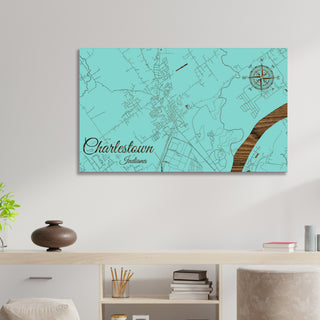 Charlestown, Indiana Street Map