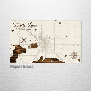 Devils Lake, North Dakota Street Map