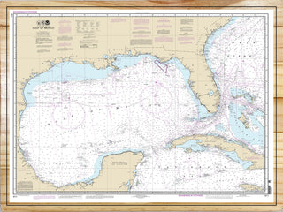 Gulf of Mexico Nautical Map (NOAA)