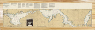 Lake Mead Panoramic Nautical Map (NOAA)