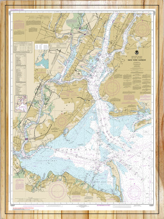 New York Harbor Nautical Map (NOAA)