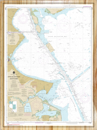 Upper Galveston Bay Nautical Map (NOAA)