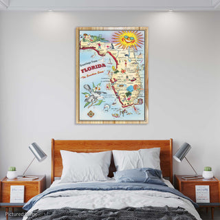Greetings from Florida Travel Poster