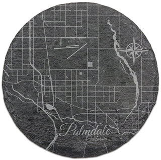 Palmdale, California Round Slate Coaster