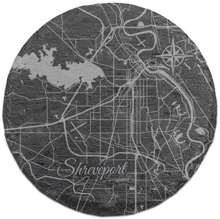 Shreveport, Louisiana Round Slate Coaster