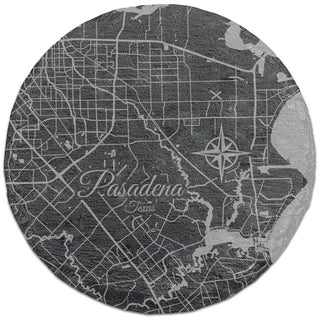 Pasadena, Texas Round Slate Coaster