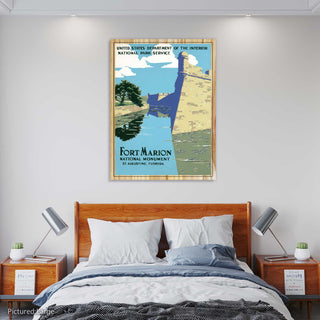 Fort Marion National Monument Travel Poster