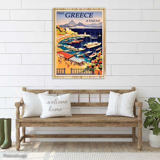 Athens, Greece Travel Poster