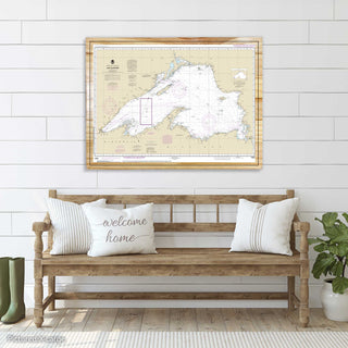 Lake Superior Nautical Map