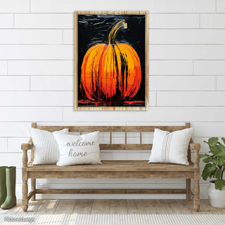 Pumpkin Oil Painting