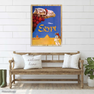 Egypt Vintage Travel Poster