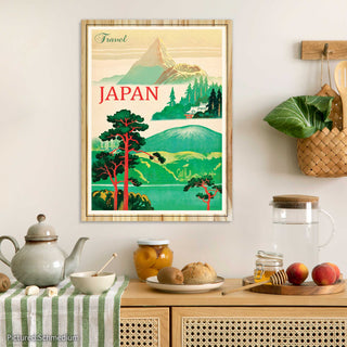 Travel Japan Vintage Travel Poster
