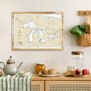Great Lakes Nautical Map (NOAA)