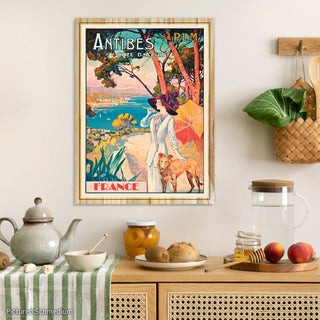 Antibes, France Travel Poster