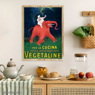 Vegetaline by Leonetto Cappiello (1910) Vintage Ad