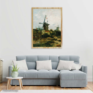 Windmills on Montmartre by Vincent van Gogh
