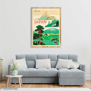 Travel Japan Vintage Travel Poster