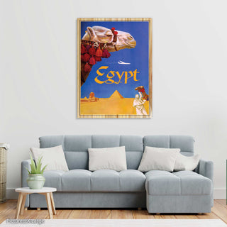 Egypt Vintage Travel Poster