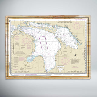Lake Huron Nautical Map (NOAA)
