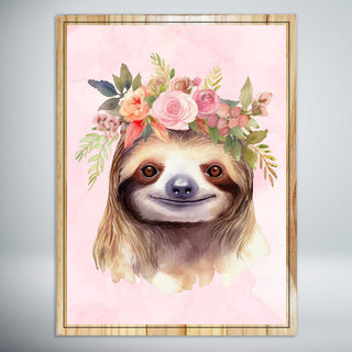 Sloth Flower Crown