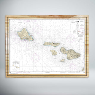 Hawaii to Oahu Nautical Map (NOAA)