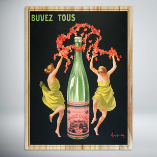 Buvez Tous (Drink, All) Evian-Cachat by Leonetto Cappiello (1912) Vintage Ad