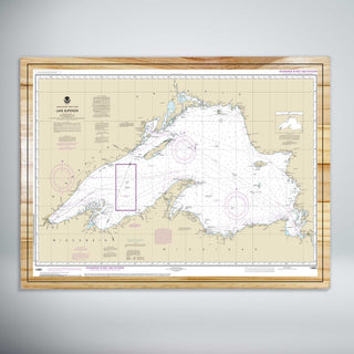 Lake Superior Nautical Map