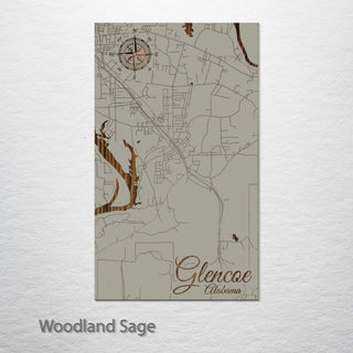 Glencoe, Alabama Street Map