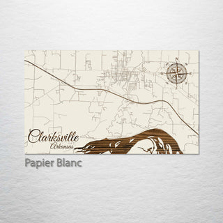 Clarksville, Arkansas Street Map