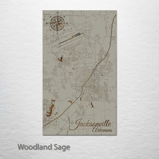 Jacksonville, Arkansas Street Map