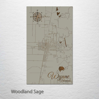 Wynne, Arkansas Street Map