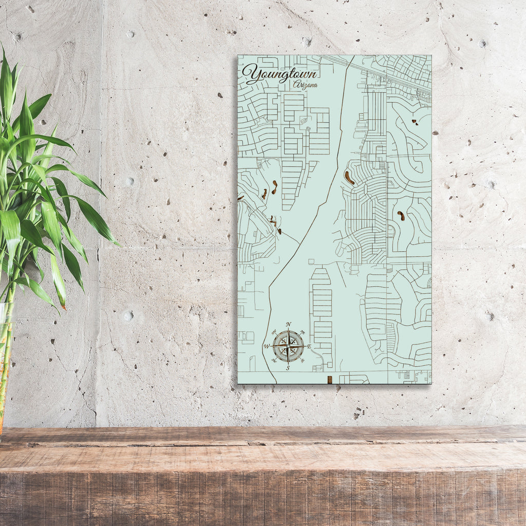 Youngtown, Arizona Street Map Fire & Pine