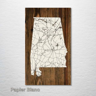 Alabama Isolated Map