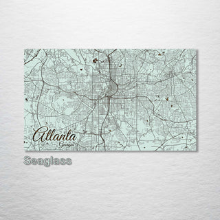 Atlanta, Georgia Street Map - Fire & Pine
